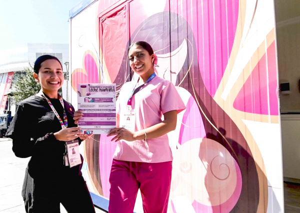 Estudiantes UG impulsan la lactancia materna en la Feria Estatal de León 2026