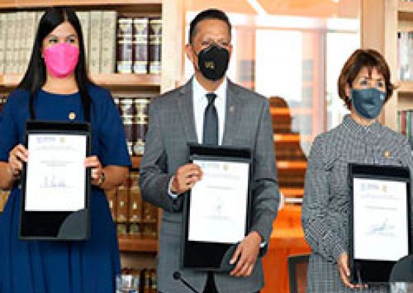 Con la firma de un convenio, fortalecen colaboración UG y el Congreso del Estado de Guanajuato 