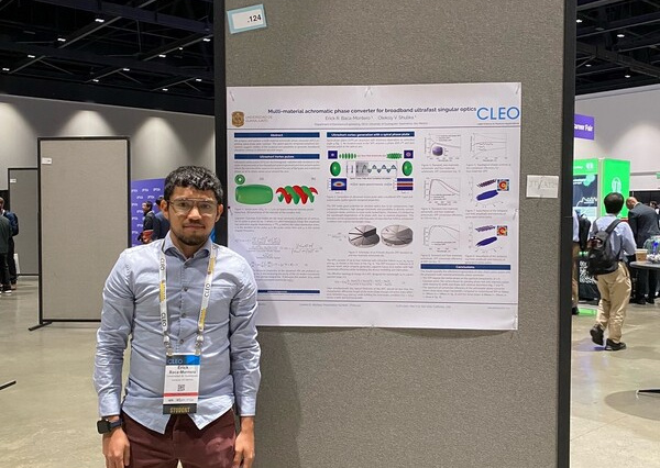 Erick Baca Montero de la UG, finalista en congreso internacional de ciencias láser 