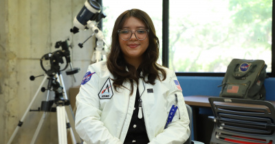  Estudiante de la UG busca llegar al espacio a bordo del cohete New Shepard