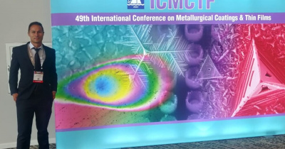 El alumno UG Cristian Peñuela presentó estudio sobre biomateriales en EE. UU. 