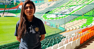 Pily Rangel, de la UG a la Liga Mx de fútbol