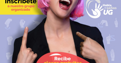 Abre sus inscripciones el Grupo Organizado Habla en señas de la UG