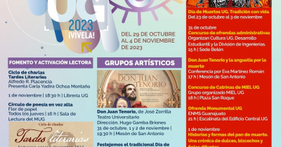 Disfruta el Día de Muertos con las actividades que la Agenda Cultural UG tiene preparadas para ti 