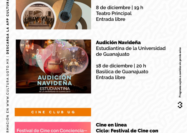 Cultura, arte y tradición están presentes en la agenda cultural de la UG