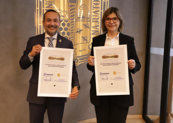 Por un porvenir sustentable, UG y Secretaría del Agua y Medio Ambiente firman convenio sobre educación ambiental