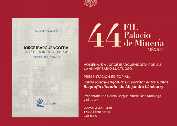UG será parte de la 44ª Feria del Libro del Palacio de Minería 