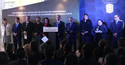 Suscribe UG Decálogo de Actuación Responsable contra la Violencia de Género