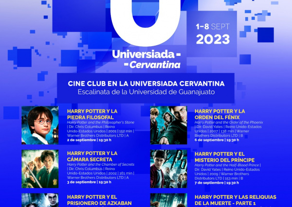 Harry Potter se suma a la Universiada Cervantina 2023 