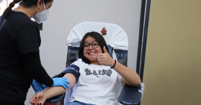 Generosidad de estudiantes UG presente en la campaña de donación altruista de sangre