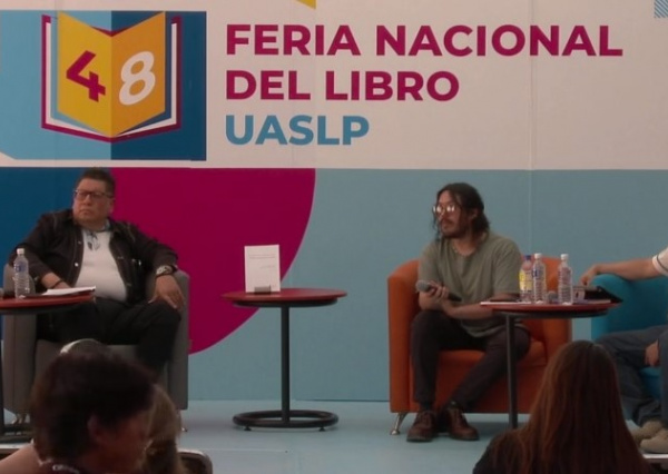 Comunidad UG analiza la biopolítica y neoliberalismo durante la Feria Nacional del Libro de la UASLP