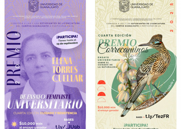 Convoca UG Campus Guanajuato a participar la 4a edición de los Premios “Correcaminos” y “Elena Torres Cuellar”