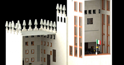 Alumno UG busca difundir un símbolo de su Casa de Estudios a través de un set Lego