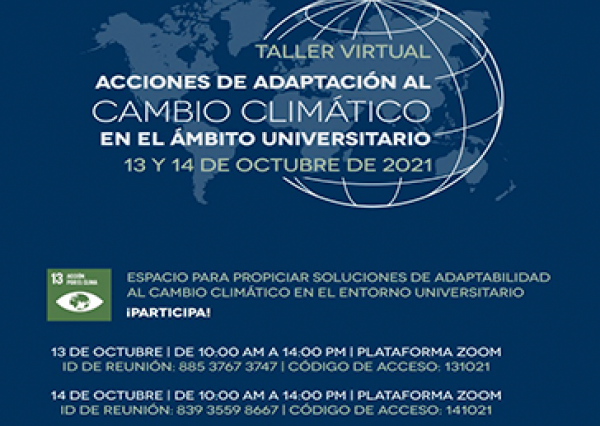 Imparten en la UG taller sobre adaptación al cambio climático