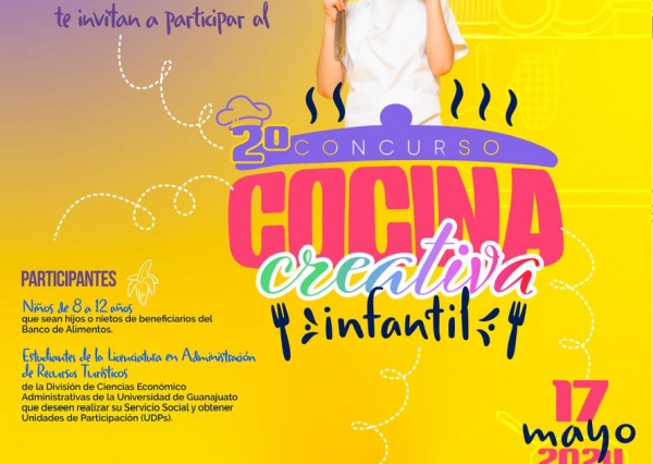 DCEA será sede del 2° Encuentro de Cocina Creativa BAG-UG en su edición infantil 