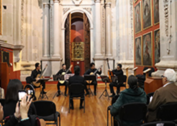 Se presenta con éxito el Cuarteto de Guitarras del Campus Guanajuato de la UG 
