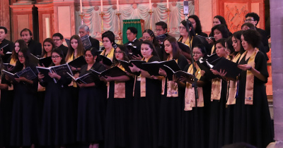 Con la participación del Coro, la Máxima Casa de Estudios en el estado cierra su participación dentro del 51° Festival Cervantino 