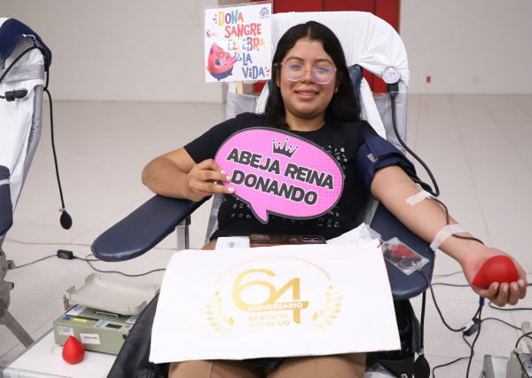 Comunidad UG participa en campaña de donación altruista de sangre