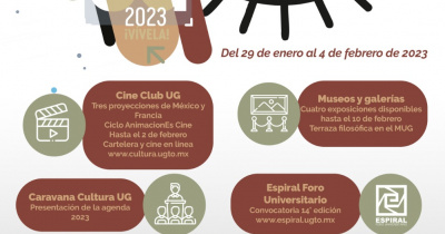Presenta UG agenda cultural 2023; alista más de 2 mil actividades