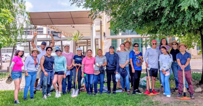 Se realiza la 1a jornada de la Reforestación de espacios UG 2024, en el Campus León