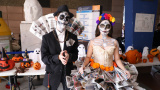 Celebran el Día de Muertos en la ENMS Centro Histórico León