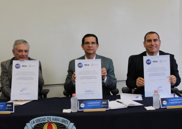 Firma Universidad de Guanajuato convenio de colaboración con el IECA