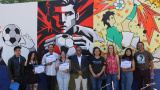 Comunidad universitaria participa en estrategia “Tequios por la Paz” con temática del Mundial