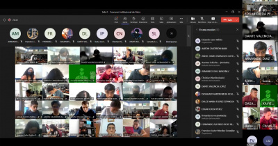 Se llevan a cabo los Concursos Institucionales del Colegio del Nivel Medio Superior 2023 