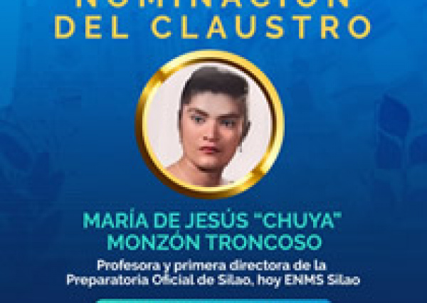 Homenajeará UG a la maestra “Chuya” Monzón, primera Directora de la ENMS Silao  