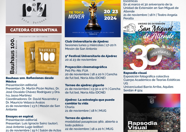 La Cátedra Cervantina presenta el libro “Bauhaus 100. Reflexiones desde México” en la ACUG