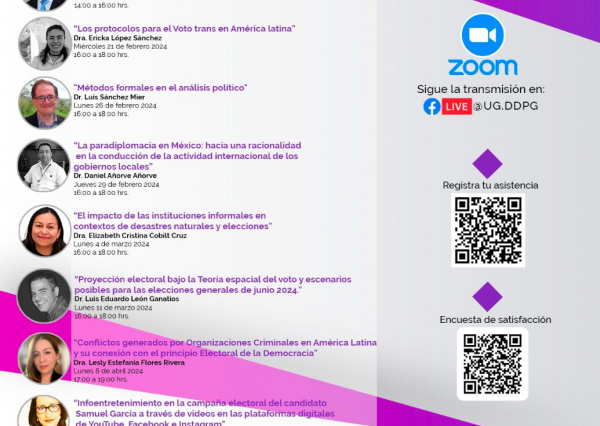 UG invita al Ciclo de Conferencias sobre Análisis Político 