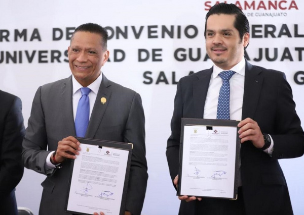 Firma convenio UG con el Municipio de Salamanca; desarrollarán proyectos académicos para la mejora de servicios  
