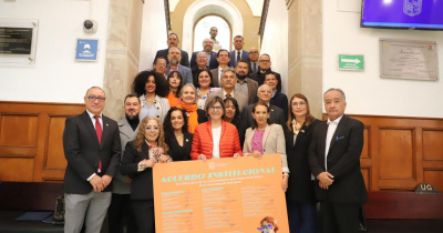 Autoridades universitarias suscriben un Acuerdo institucional por una cultura de paz y la erradicación de la violencia de género en la Universidad de Guanajuato