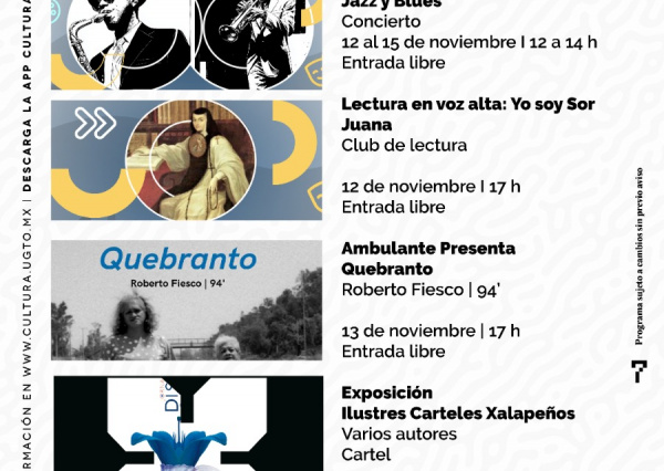 Vive el arte y la cultura UG con música, exposiciones y cine esta semana