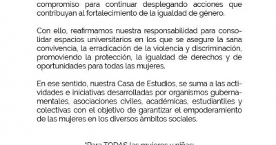 Comunicado Institucional