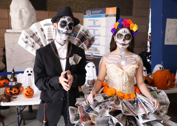 Celebran el Día de Muertos en la ENMS Centro Histórico León