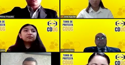 Rinde protesta el primer grupo organizado del CNMS: “Los Clubes de Debate de la Universidad de Guanajuato”
