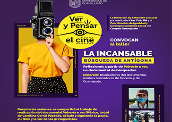 Convoca Universidad de Guanajuato al taller “La incansable búsqueda de Antígona” 