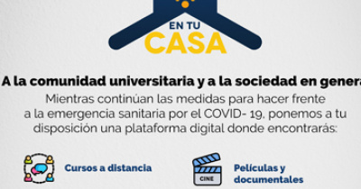 Lanza UG plataforma web “UG en tu casa”