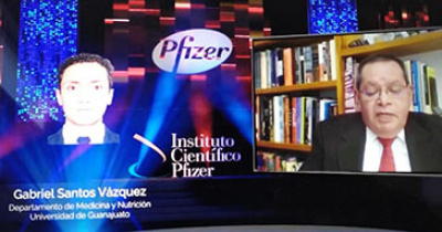 Médico de la UG obtiene premio a la excelencia académica del Instituto Científico Pfizer