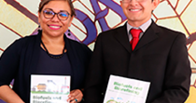Se presentan libros sobre biocombustibles y biorrefinación, resultado de investigación de docentes UG 