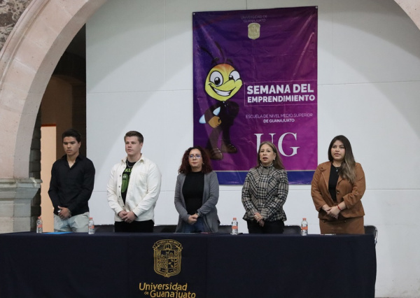 La Escuela de Nivel Medio Superior de Guanajuato lleva a cabo la Semana del Emprendimiento 2023