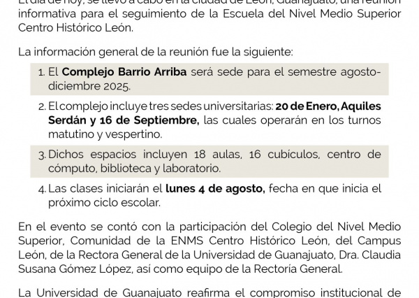 Comunicado Institucional