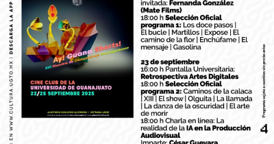 El séptimo arte será el protagonista de la Agenda Cultura UG