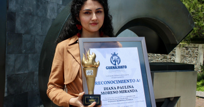 Premio Estatal de las Juventudes 2025 distingue a egresada UG por su trayectoria académica y científica