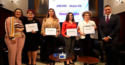 Se escuchan las voces de mujeres empresarias en encuentro AMEXME – ABEJAS UG 
