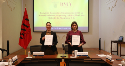 UG y Barra Mexicana, Colegio de Abogados, firman convenio de colaboración