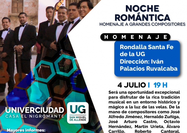 Romance, arte y cursos de verano durante julio en la Agenda Cultural UG