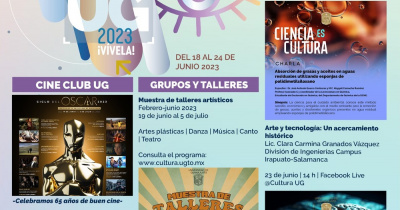 Inicia Ciclo del Oscar y otras actividades dentro de la Agenda Cultural UG 