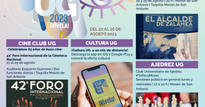 Agenda Cultura UG ofrecerá cine, teatro y charlas académicas 